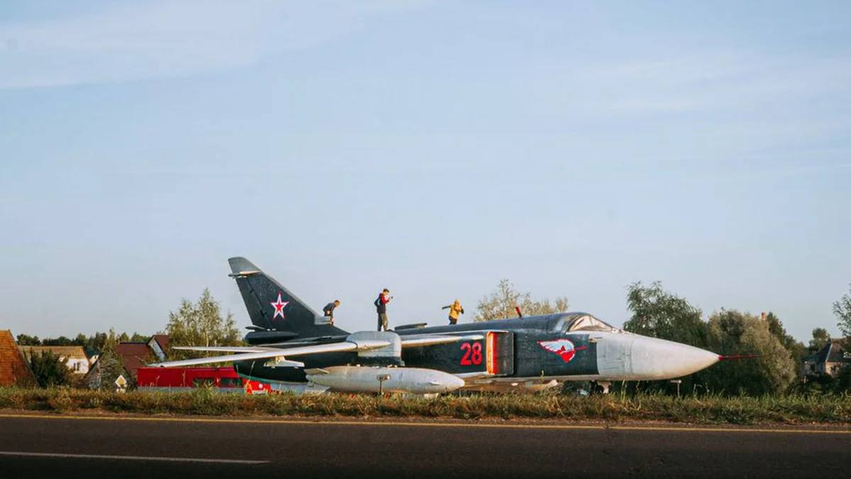 Did not the most modern Russian fighter plane be able to destroy Ukrainian drones?