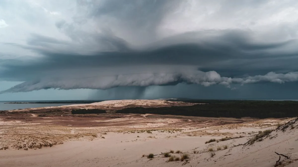 Storm clouds are arriving in Lithuania: it is warning about hail, and the ice has already been recorded on Friday(1)